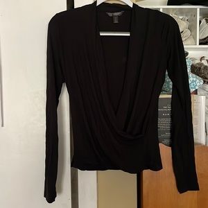 Wrap style black top